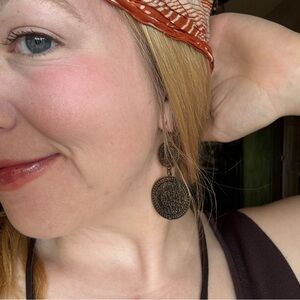 Bohemian Dangle Mandala Earrings